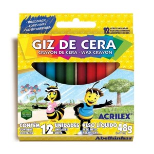 Giz Cera 12 Cores Acrilex