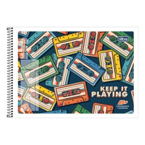 Caderno Desenho/Cartografia Espiral 96 Fl CD Milimetrado D+ Tilibra