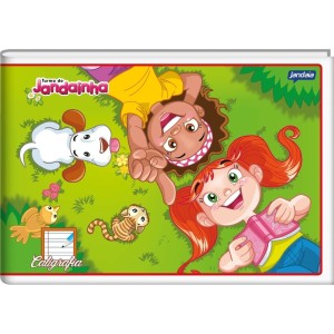 Caderno Caligrafia 1/4 Brochura 40 Fl Capa Flex Jandaia